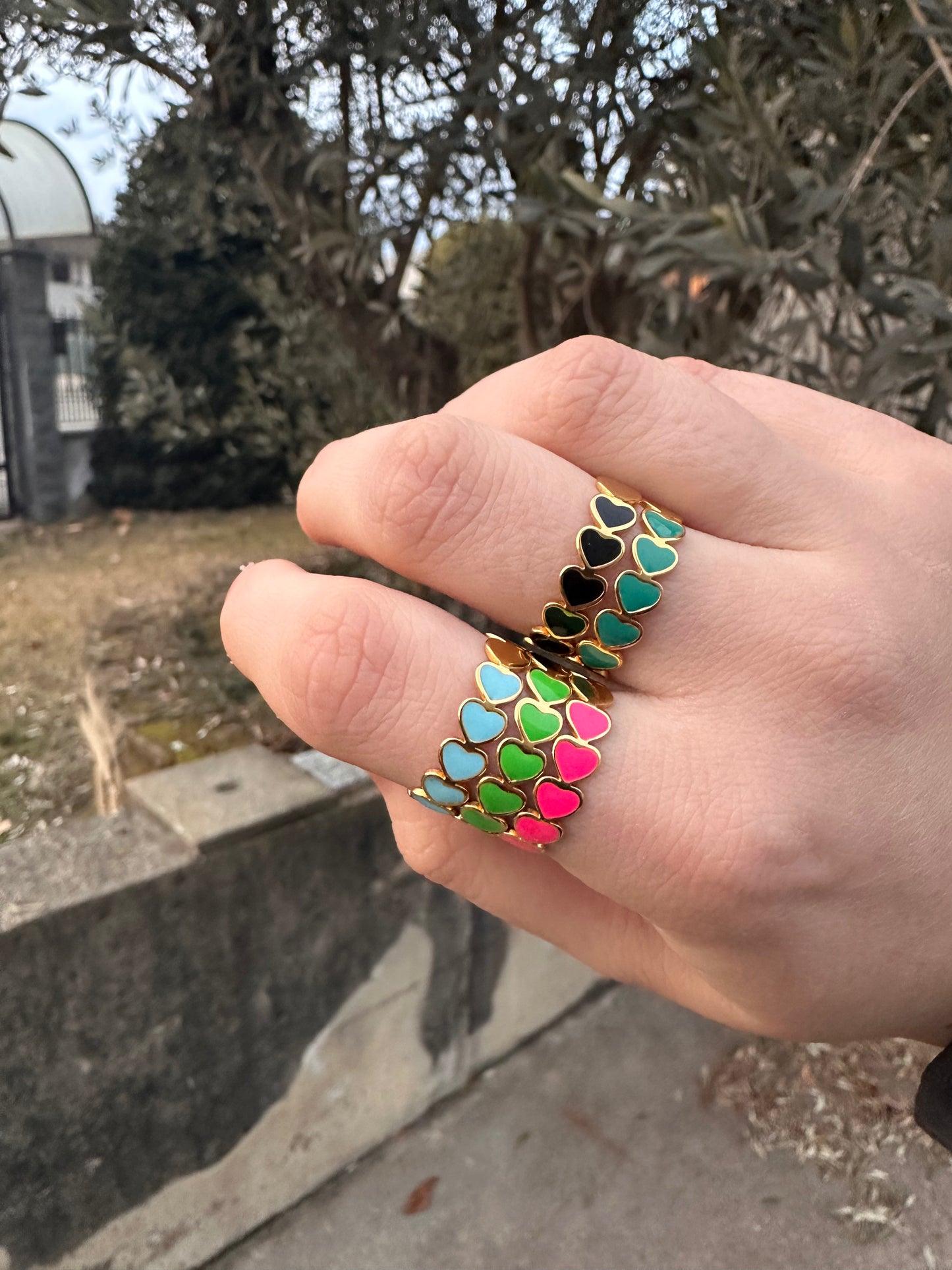 Anelli con cuori