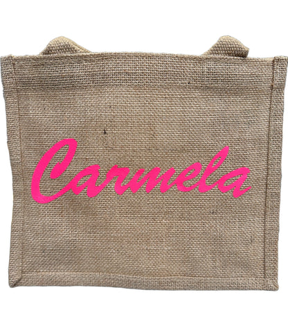 Box borsa piccola ed asciugamano personalizzati