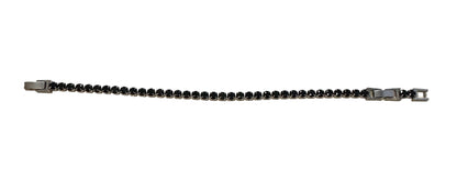 Bracciale tennis con zirconi neri