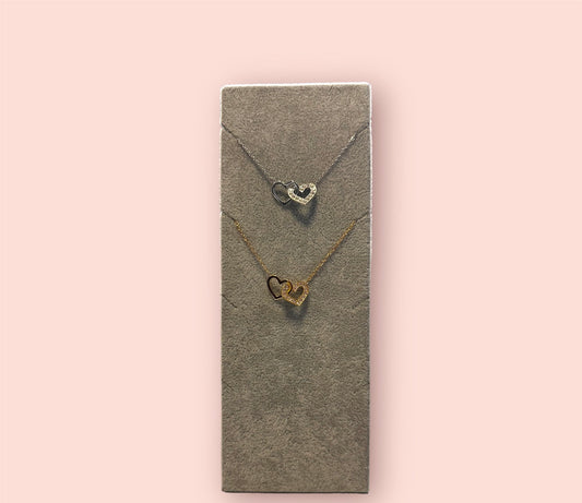 Collana a Cuori intrecciati